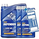 7L MOTORÖL MANNOL DEFENDER 10W-40 10W40 MOTORENÖL MN75075 MB 229.1 + VW 505.00