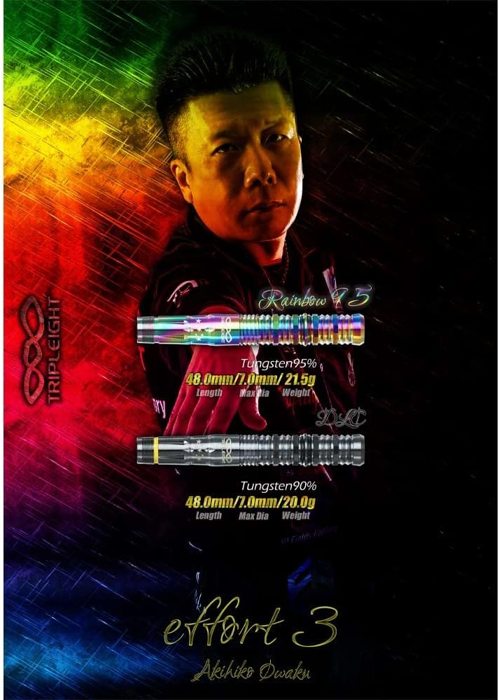 DYNASTY TRIPLEIGHT effort3 Efall 3 DLC 2BA Hisakihiko Yamato Player Model Darts Barrel Dart Set