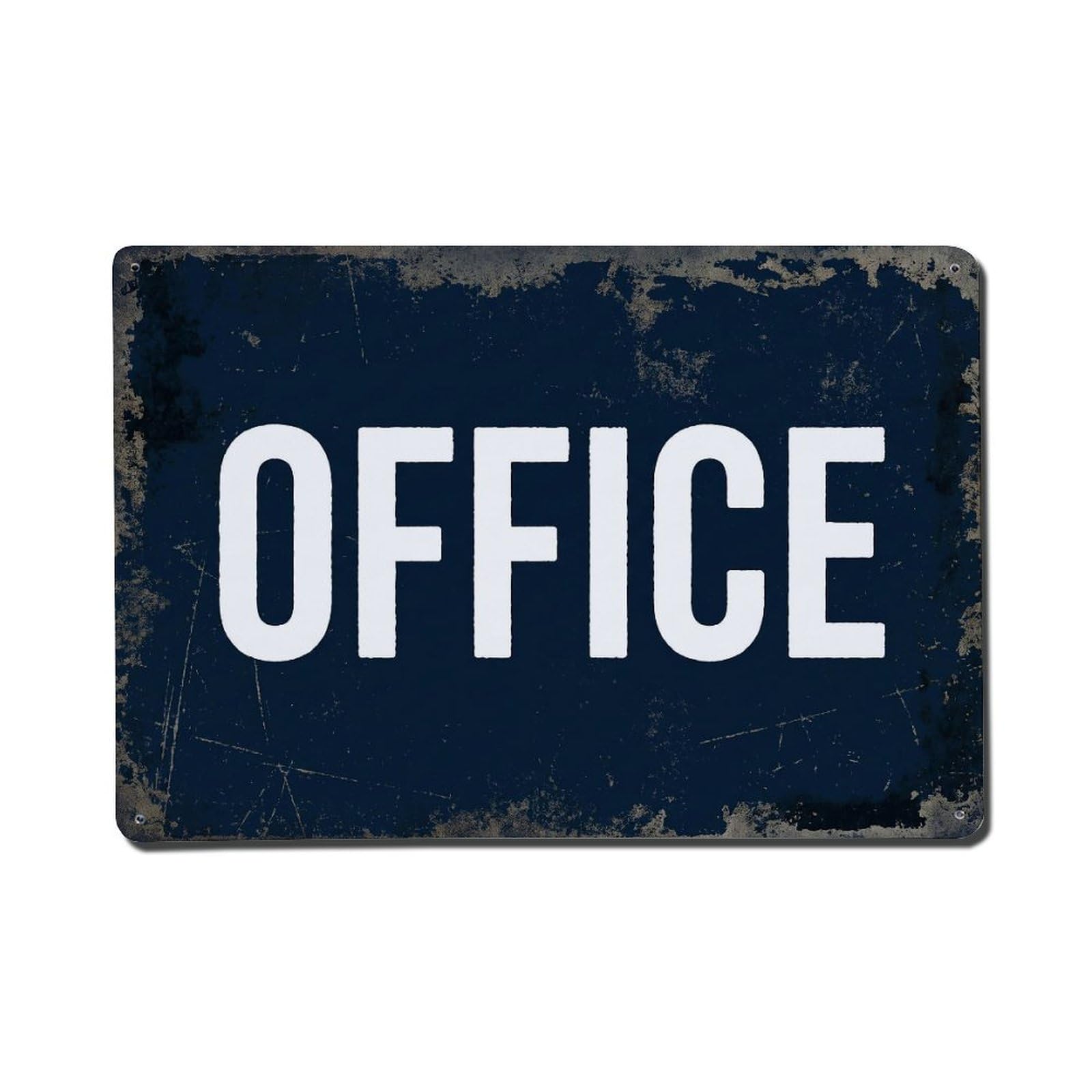 Vintage Office Metal Tin Sign