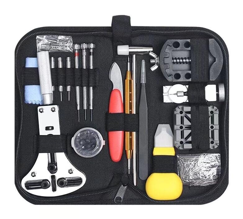 Kit d'outils de réparation de montre 151 pièces/ensemble de barrettes à ressort pour régler le boîtier du boîtier