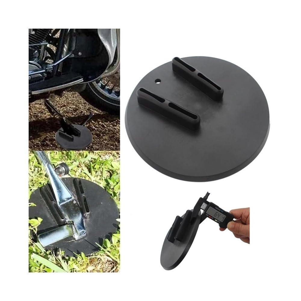 Fuß Seitenverlängerung Pad Für Har&Ley Motorrad Kickstand Extender Pads Fuß Seitenständer Verlängerung Pad Stützplatte Vergrößerte Basis Zubehör
