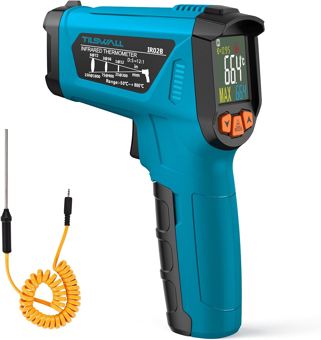 Tilswall Infrared Thermometer (Black)