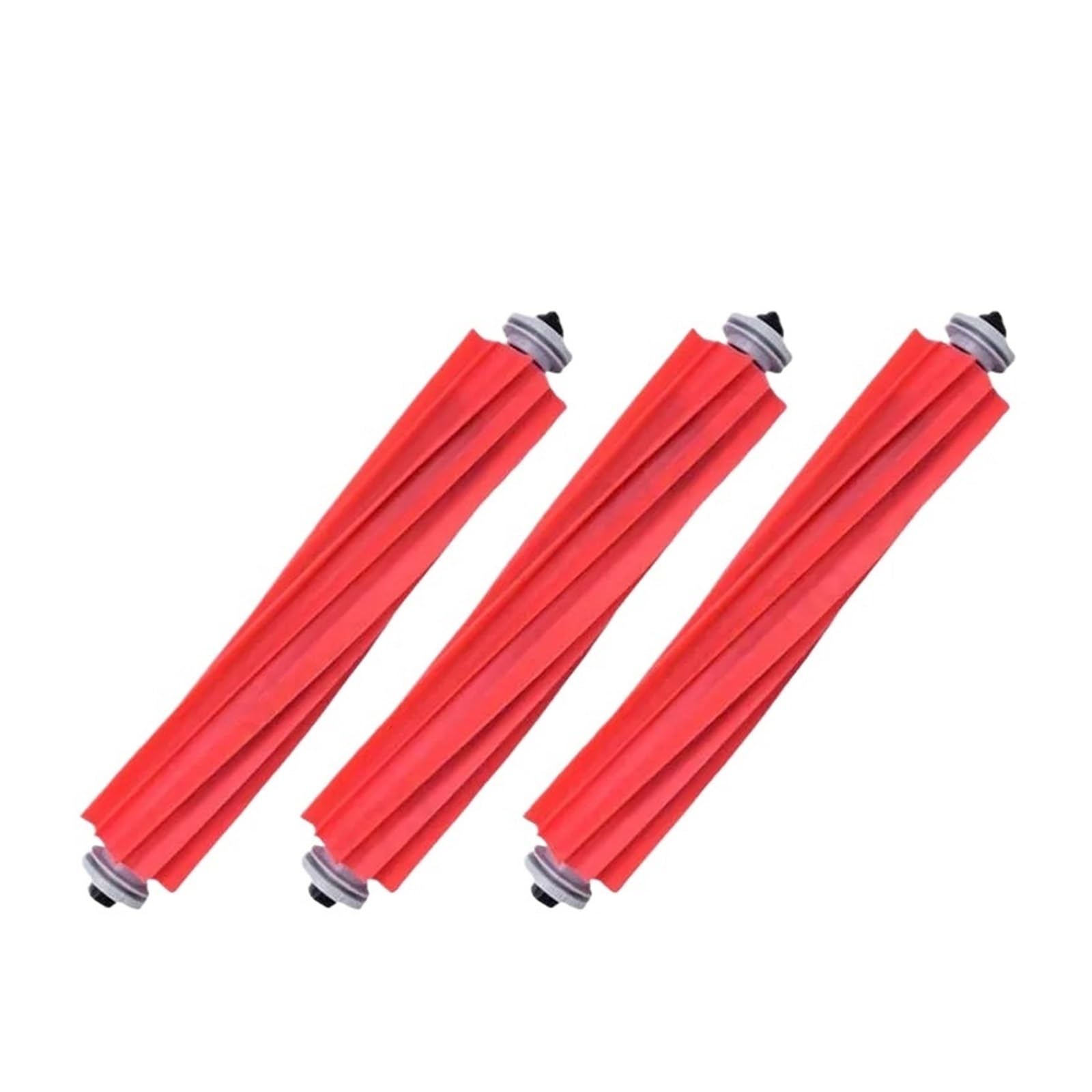 CJXYOPLAMFS Removable Rubber Main Roller Brush Accessories ，Compatible For Roborock， S7 Maxv Ultra Q7 Qrevo Maxv Qrevo Pro P10 Robot Vacuum Cleaner Parts(3 PCS)