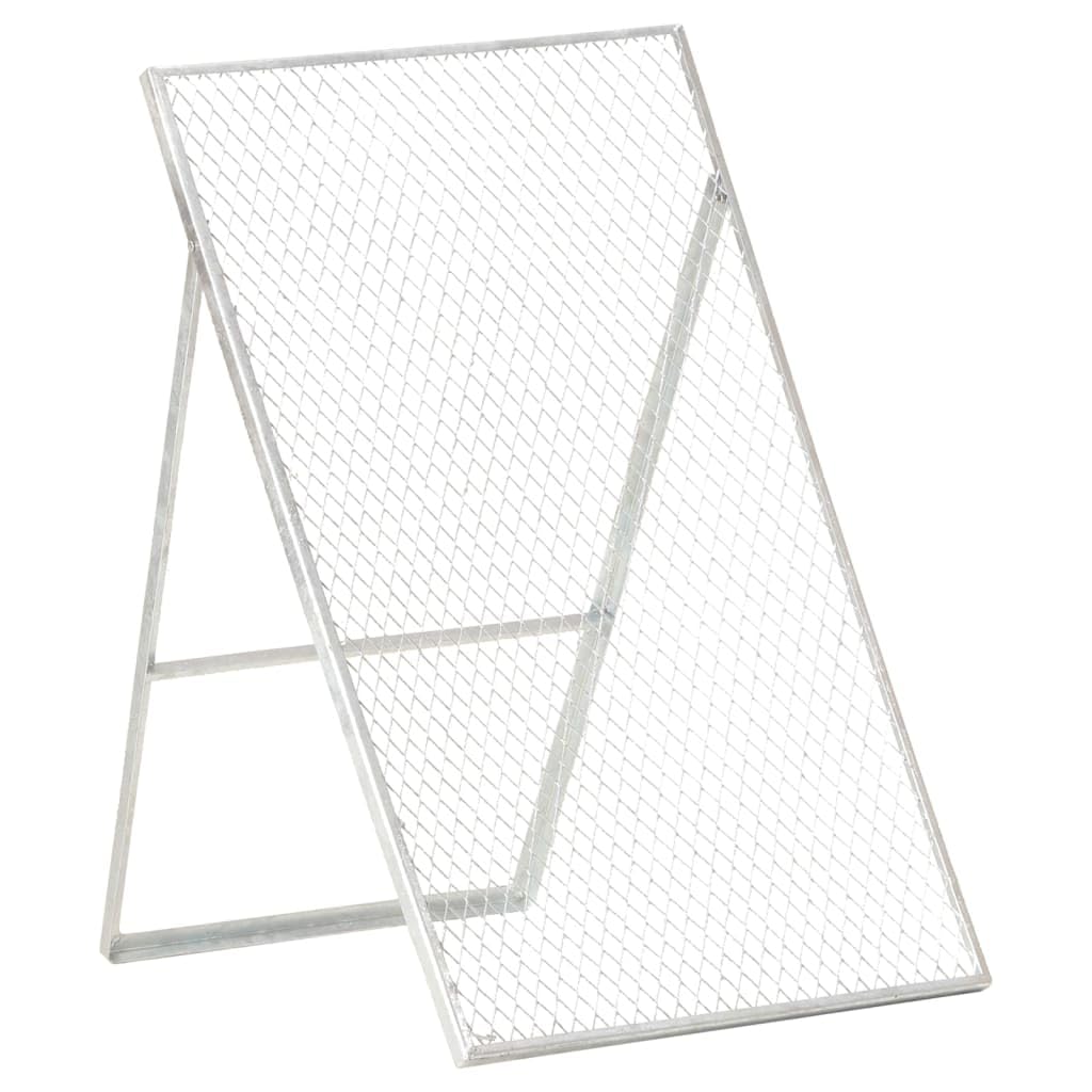 Gartensieb aus verzinktem Stahl 60x75x89 cm, multifunktionales Gartenwerkzeug für Kompost und Boden mit verstellbarem Winkelrahmen, klappbar und rostfrei für Gartenpflege und Rasenpflege