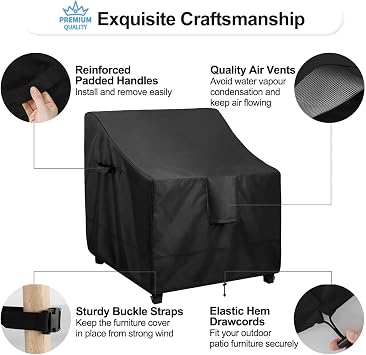 OutdoorLines Outdoor Waterproof Furniture Chair Cover