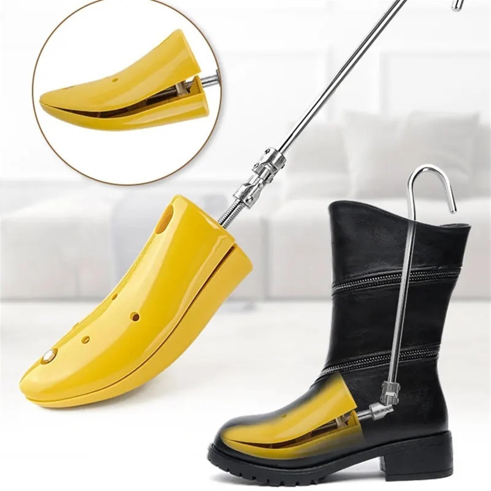 Hormas Para Zapatos Árboles de zapatos ajustables for hombre y mujer, expansor de zapatos, tacones altos, accesorios for moldear botas, 1 ud. Para Zapatos Casuales, Zapatos De Cuero(Size S(36-40))