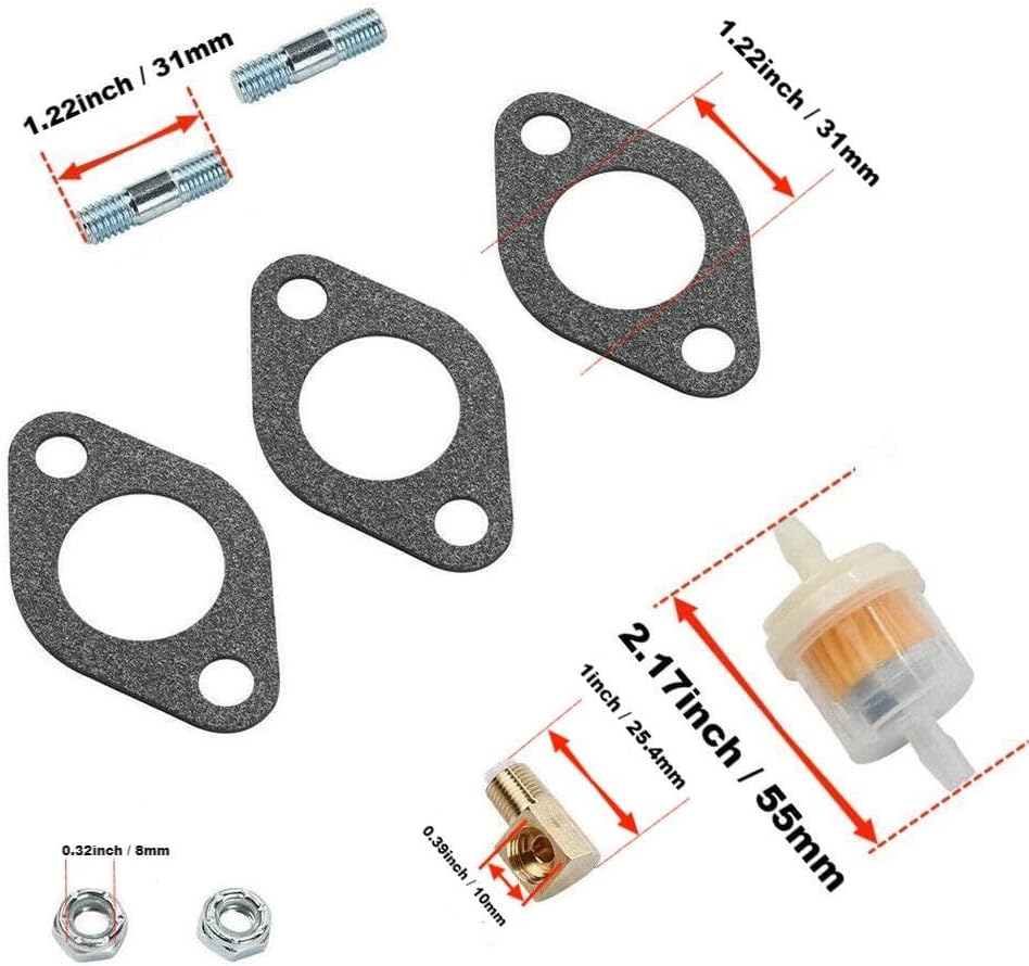 Carburetor for IH Farmall A/AV/B/BN/C/SUPER Tractors – Replaces 352376R92, 354184R93 & More – Compatible with Marvel Schebler TSX156/157/319 – High-Quality