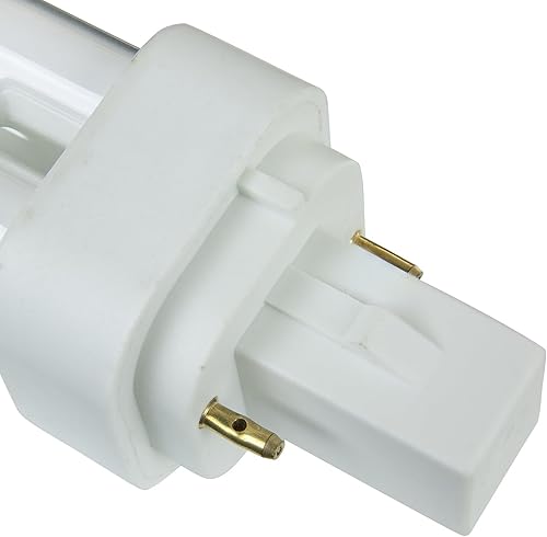 Miniatura 3 de Sunlite Bombilla fluorescente compacta PLD de 2 pines enchufable de doble tubo cuádruple, 26 vatios, 1560 lúmenes, base G24d3 de 2 pines, 2700 K
