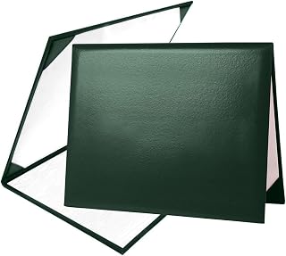 Diploma Cover 8.5” x11” Diploma Holder of Graduation Leatherette Padded Certificate(Tent Style