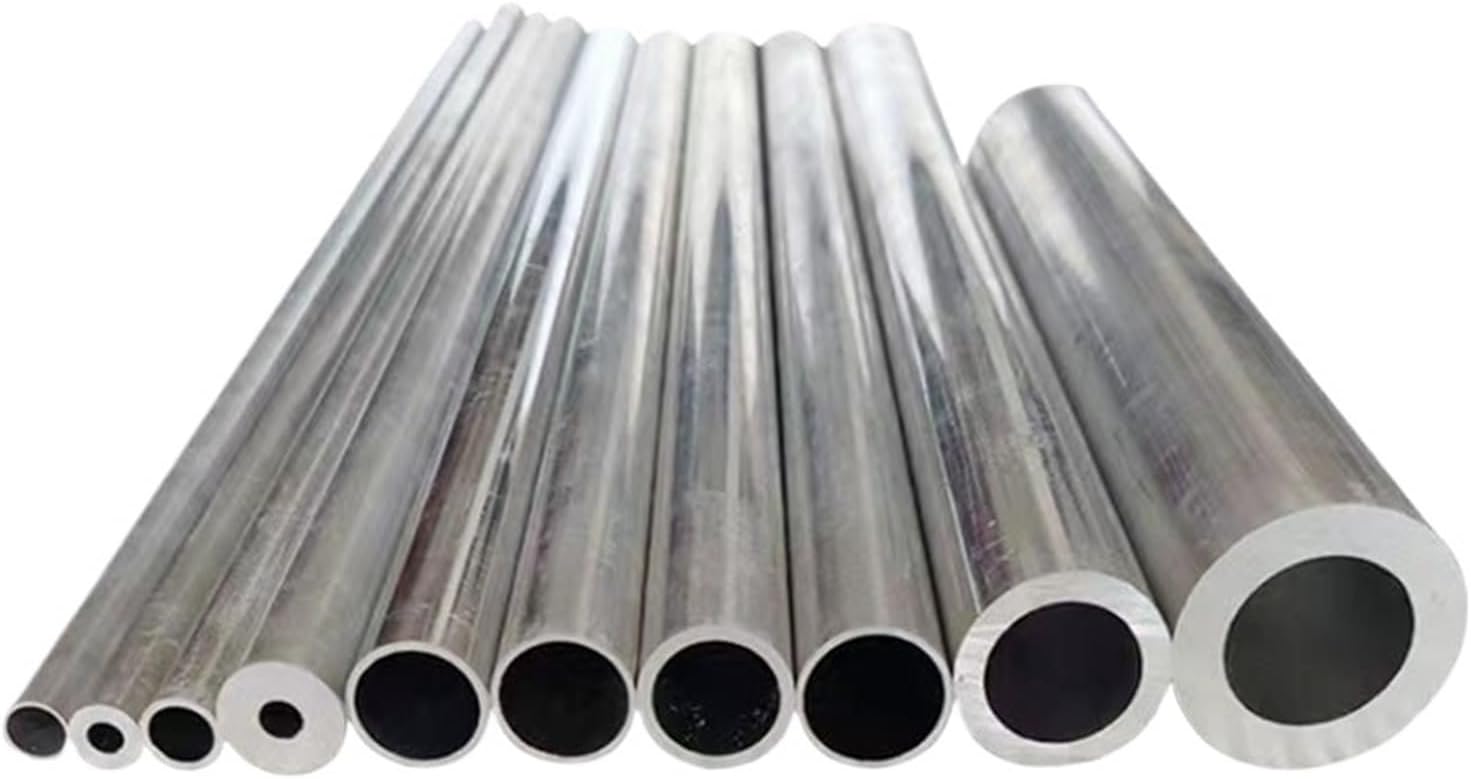 Aluminum Round Tubing Seamless Straight Pipes, OD8mm~32mm Aluminum Tube Pipe, Hollow Alloy Aluminum Tube Shaft Sleeve Pole CNC DIY Wholesale Aluminium Pipe(49cm Od 45 X Id 40mm)