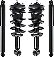 Vista 142 de Detroit Axle - Amortiguadores de muelles helicoidales RWD para Dodge Charger 2012-2020, 2012-2019 Challenger 2 Amortiguadores delanteros completos