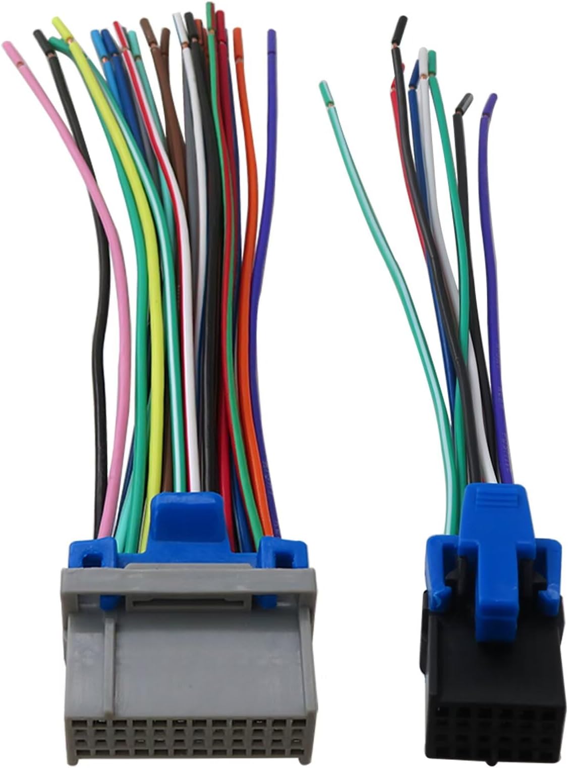 Radio Wiring Harness Plug for 2003-2007 Chevrolet Silverado Car Stereo Compatible with Chevrolet SSR 2003-06, S-10 Pickup 2002-04, Tahoe (Non-Bose) 2003-06