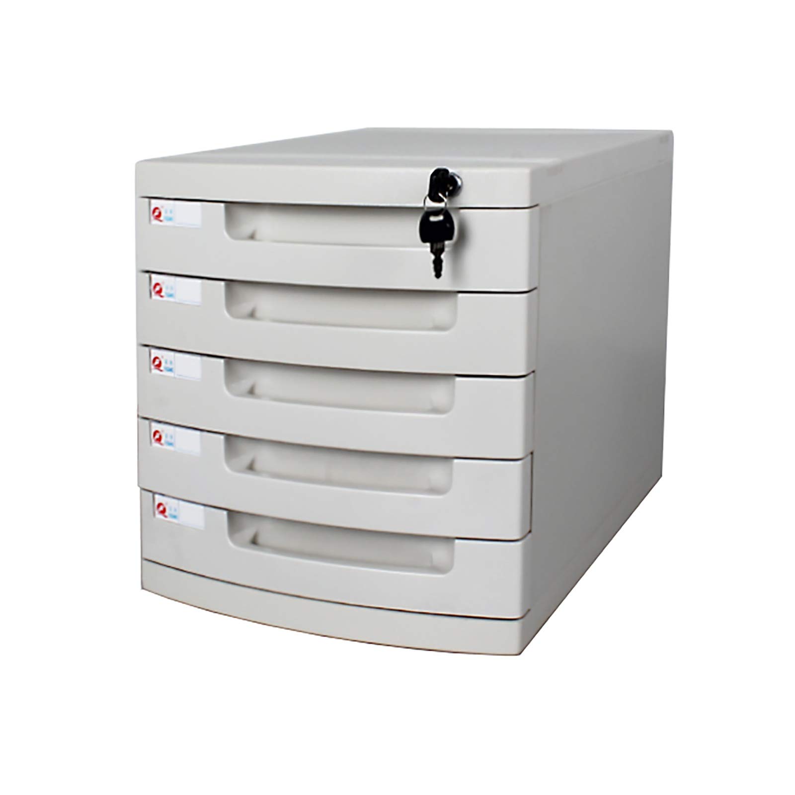 Aioneer Blue Lockable Filing Cabinet A4 Desk Organizer Storage Drawers Unit For Office Secure Document Storage Stylish Office Supplies Efficient File Organization-White