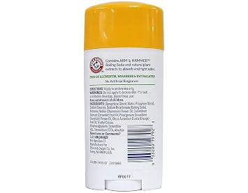 Arm & Hammer Essentials Natural Deodorant, Unscented, 2.5 Ounce (Pack of 4)