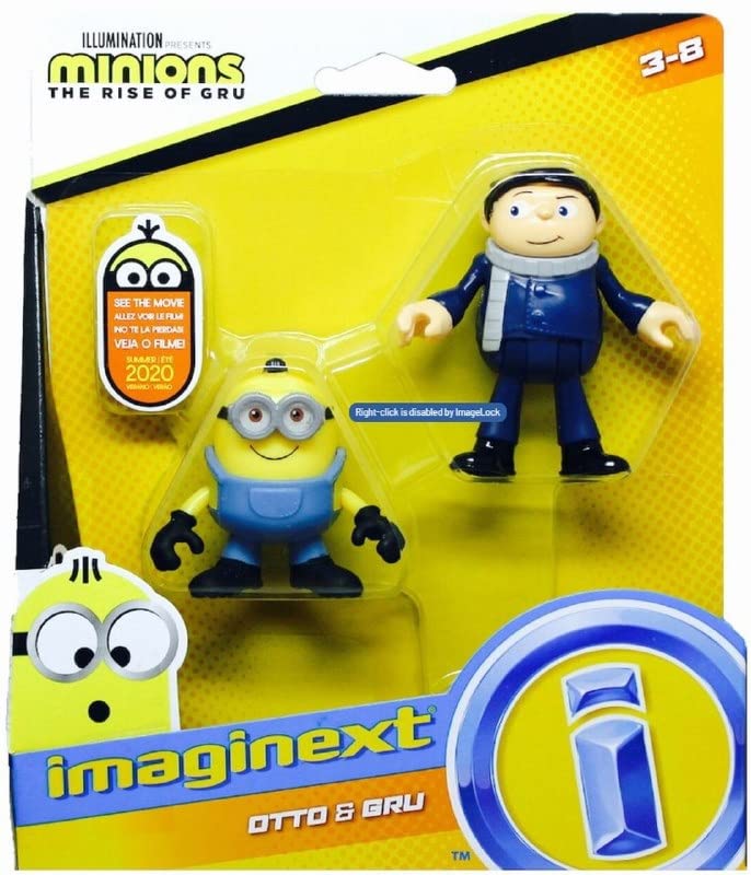 Imaginext Minions Otto & Gru jouet d'imagination pour stimuler la créativité