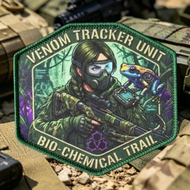 Anime Girl Printing Patch Tactical Hook and Loop Badge Backpack Vest Gear image 2
