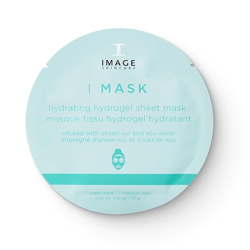 IMAGE Skincare I MASK máscara facial de hidrogel com ácido hialurônico – Pacote com 1 unidade