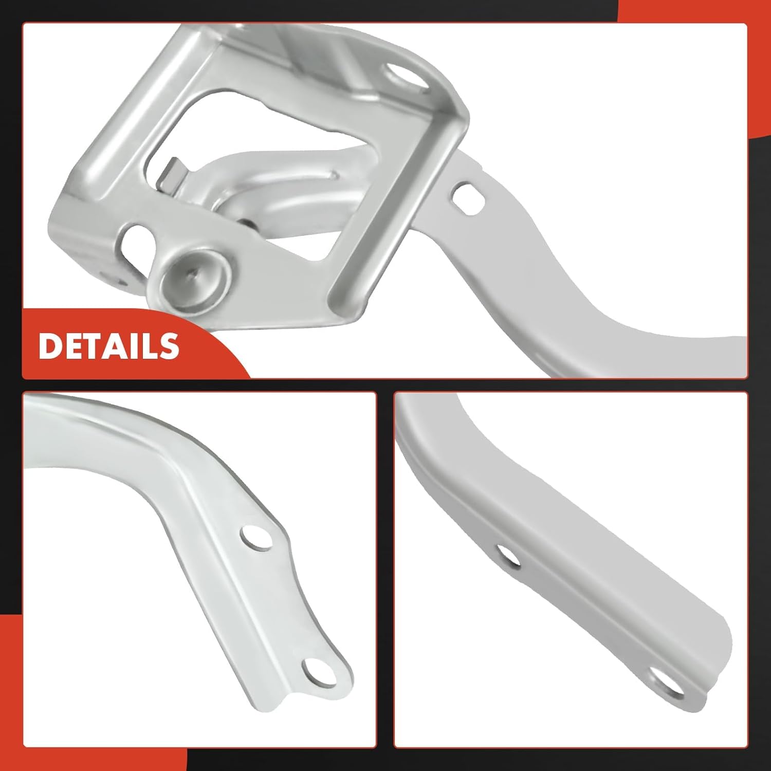 A-Premium Driver and Passenger Hood Hinges Compatible with Toyota Prius 2010-2015, Prius Plug-in 2012-2015, Set of 2 Front Left and Right Side Hood Hinges, Replace# 5341047070, 5341047070