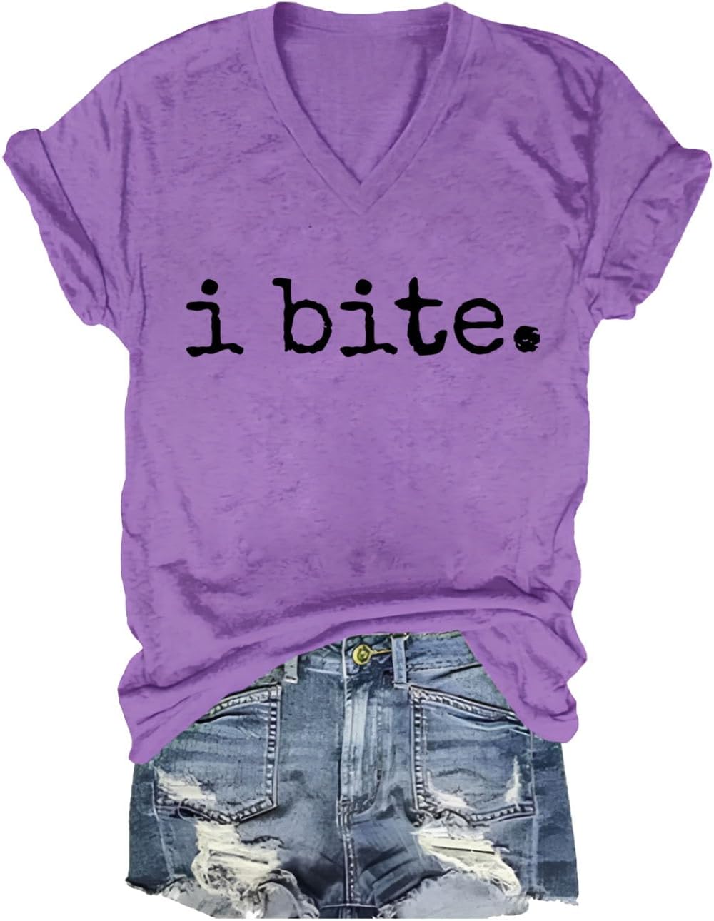 I Bite Shirt I Bite Tshirt Funny Sarcastic Dark Humor T-Shirt for Women Men
