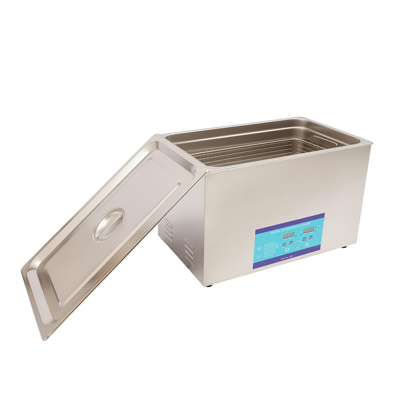 Myjka ultradźwiękowa 30 l | 600 W ultradźwiękowa myjka + ogrzewanie 600 W | 28/40 kHz urządzenie do czyszczenia biżuterii, zegarków, okularów, elektroniki, narzędzi i laboratorium | cyfrowe sterowanie