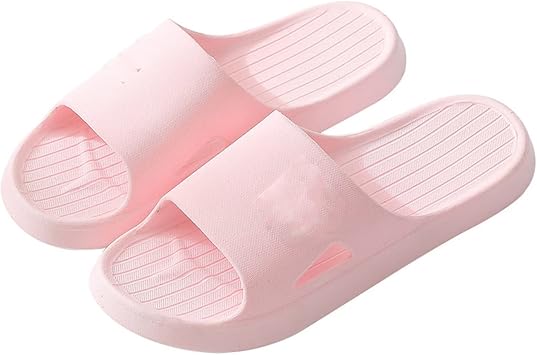 Slippers Home Household Silent Indoor Bath Bathroom Inside Soft Sole Couple Slippers for Men And WomenE,44-45