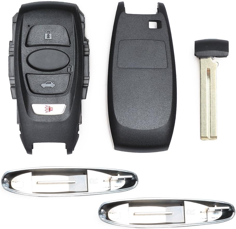 Keyecu 2 Pack Replacement Remote Car Key Case Fob 4 Button for Subaru BRZ, WRX STI, Legacy, Outback,XV Crosstrek 2013-2016 (Shell Only)