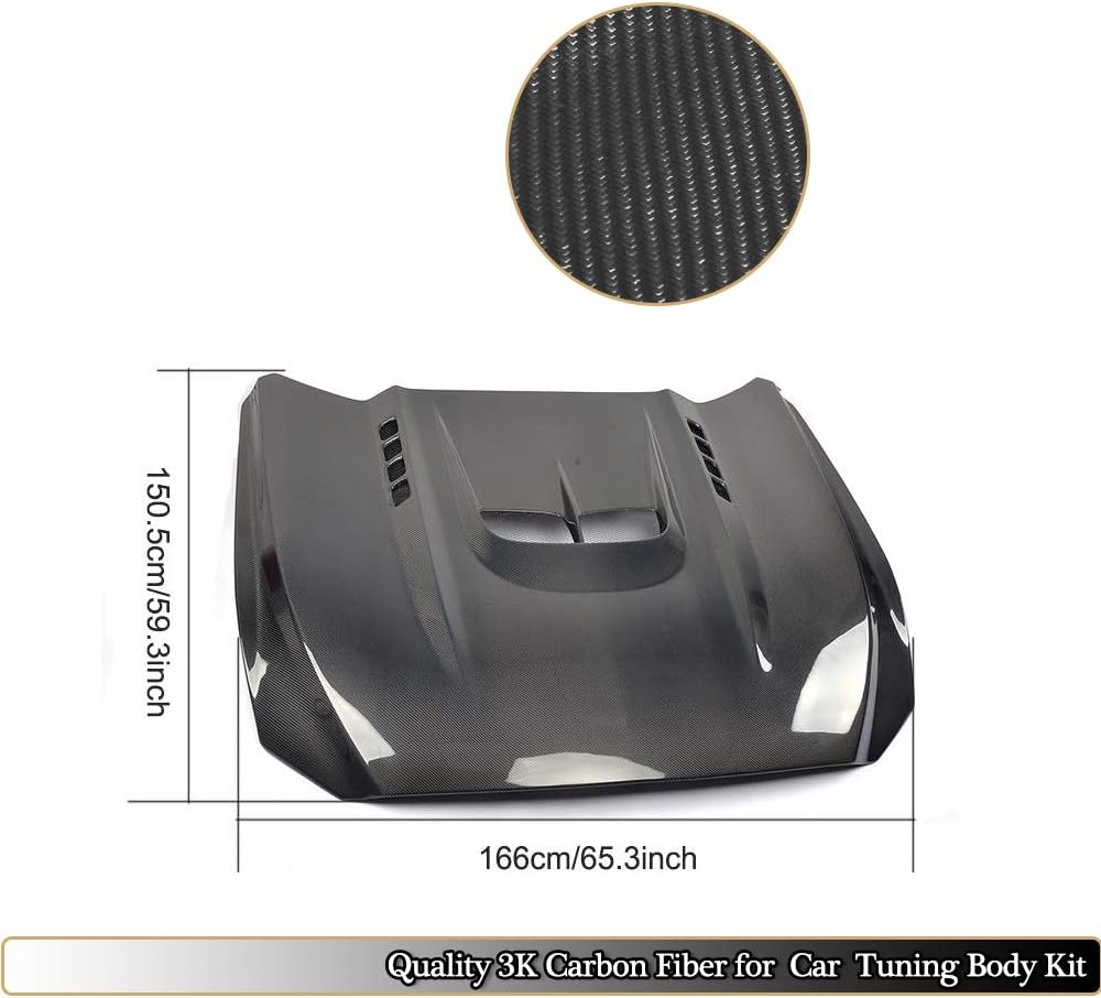 Fits Ford Mustang Coupe Convertible 2015 2016 2017 Factory Carbon Fiber Top Fit Front Engine Bonnet Hood Cover