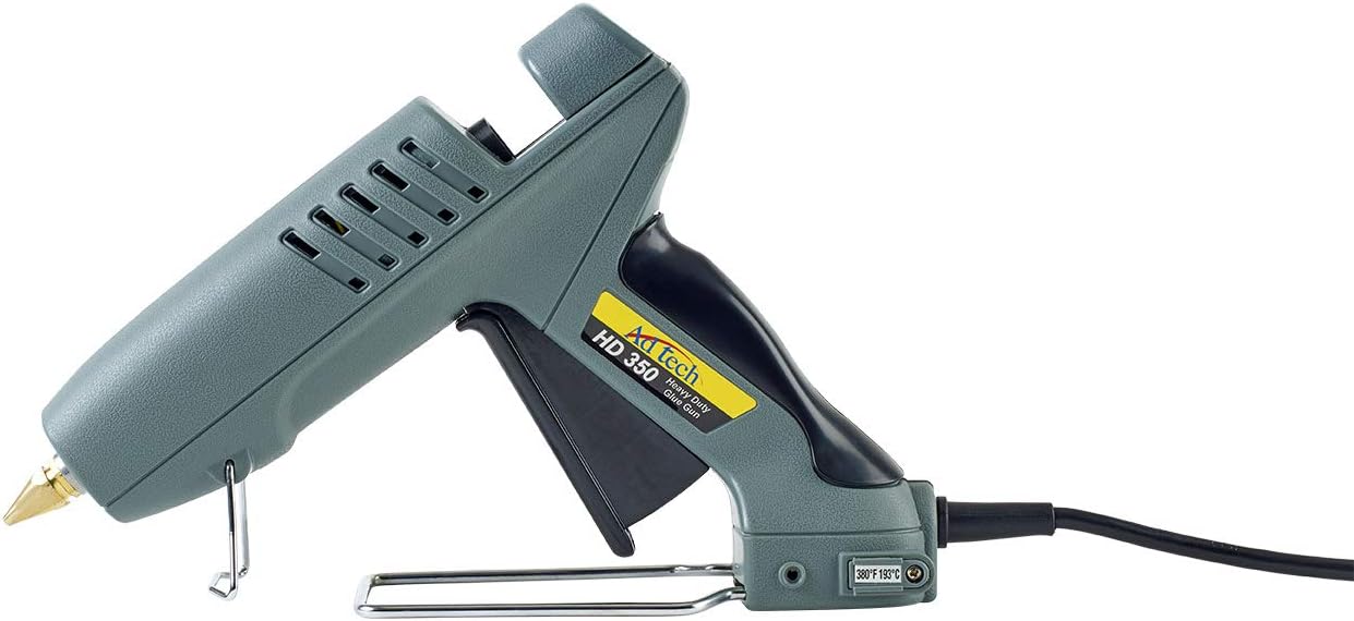 Adtech Industrial Strength Full Size High-Output Hot Melt Glue Gun – Professional Grade Hot Glue Gun for Carpentry, Repairs & Remodeling, grey, hd 350 (0462) : Everything Else