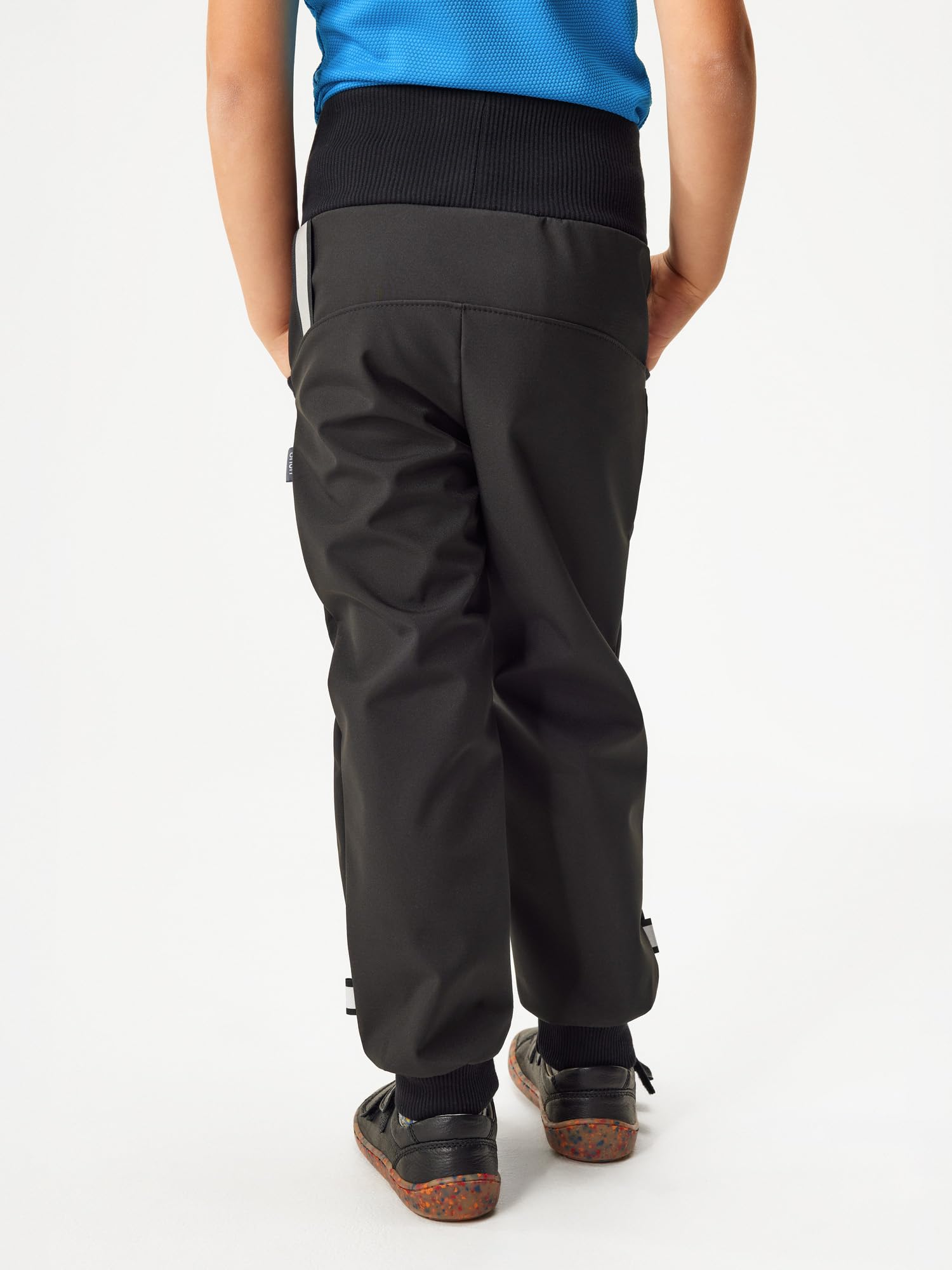 Kinder Unisex Softshell Hose mit Fleece Wasserabweisend und Winddichte Atmungsaktive Outdoorhose Funktionshose Street
