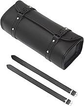 [cmy select] バイク サイド バッグ 汎用 小物入れ 工具入れ 防水 撥水 自転車 ブラック ブラウン スタッズ コンパクト 丸型 四角型 bikesidebag-normal-black