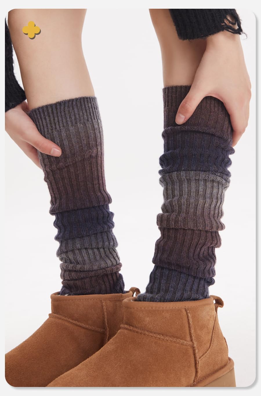 Soxbang 23 Inch Long Leg Warmers for Women Baggy Leg Warmers Y2K Colorful Leg Warmers Over the Knee - Image 2