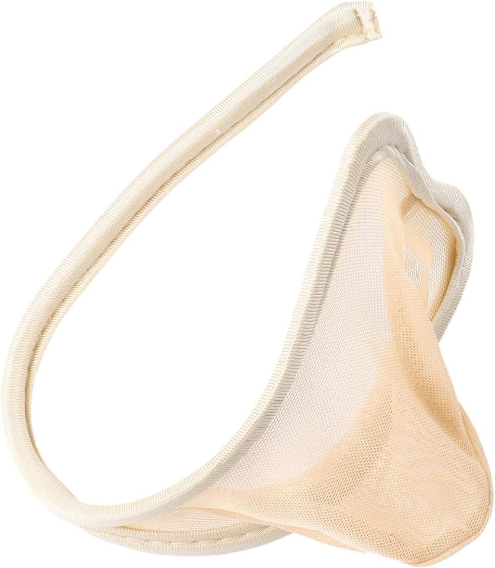 Men's Sheer Mesh Lingerie Thongs Micro Bulge Pouch C-String Briefs See Through Underwear