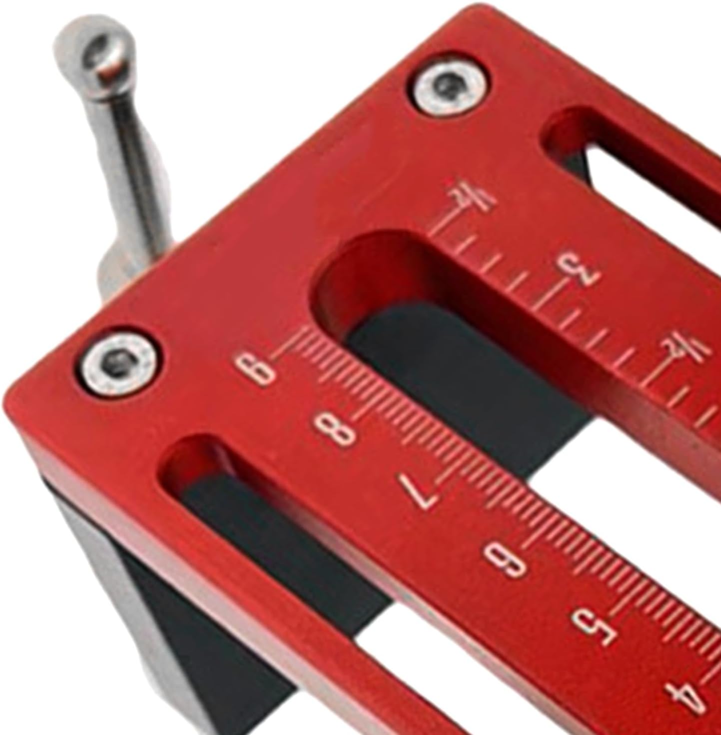 Adjustable Cabinet Hardware Jig Aluminum Alloy Installation Positioner for Cabinet Door With Black PO4 Coated Drill Bits, Impact-, and Erosion