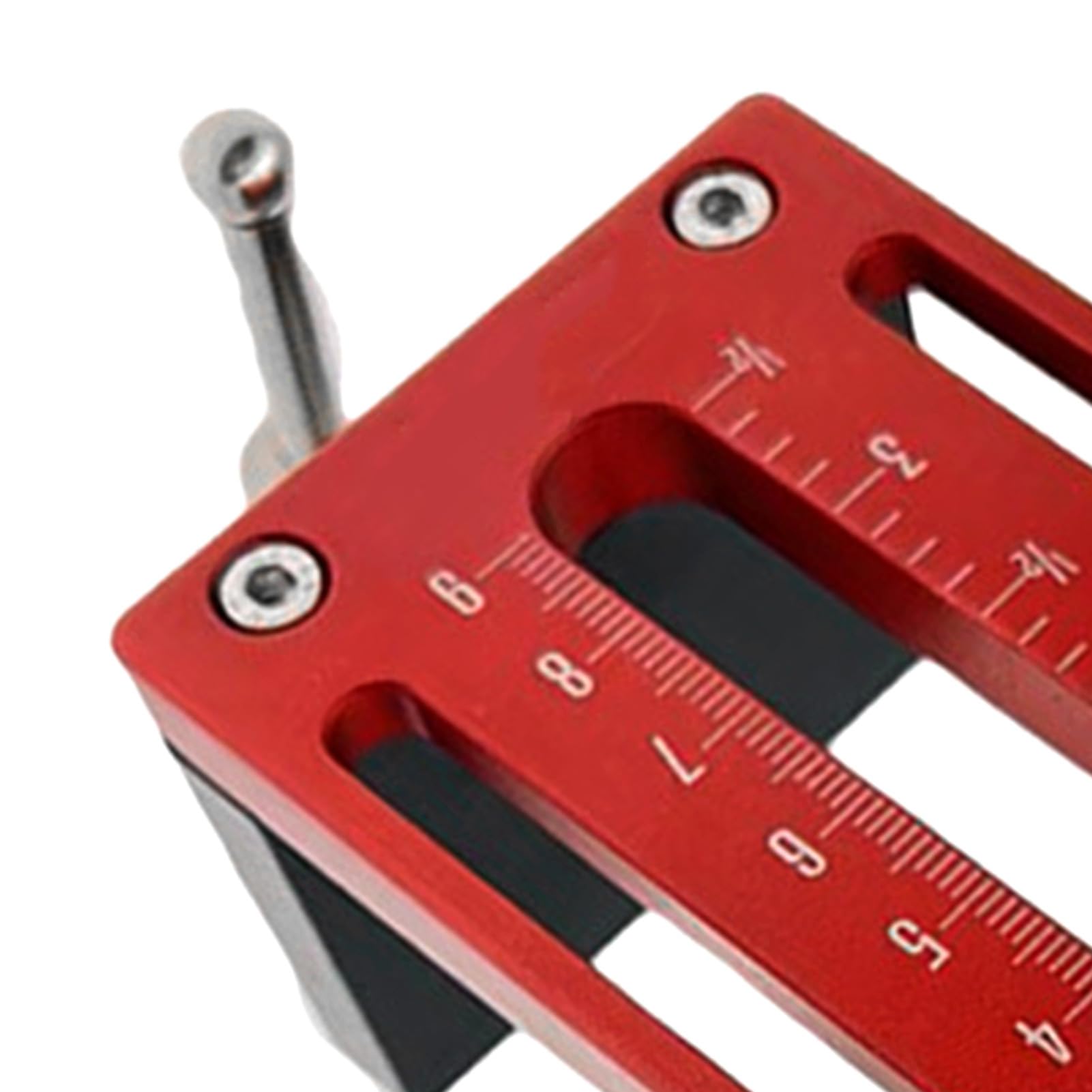 Headerbs Szablon do Montażu Drzwi Szafy, Pozycjoner do Montażu Drzwi ze Stopu Aluminium z Wiertłami Udarowymi, Regulowana wysokość od 10 60 Mm, Dokładne Narzędzie Mocowania Zawiasów Szafek