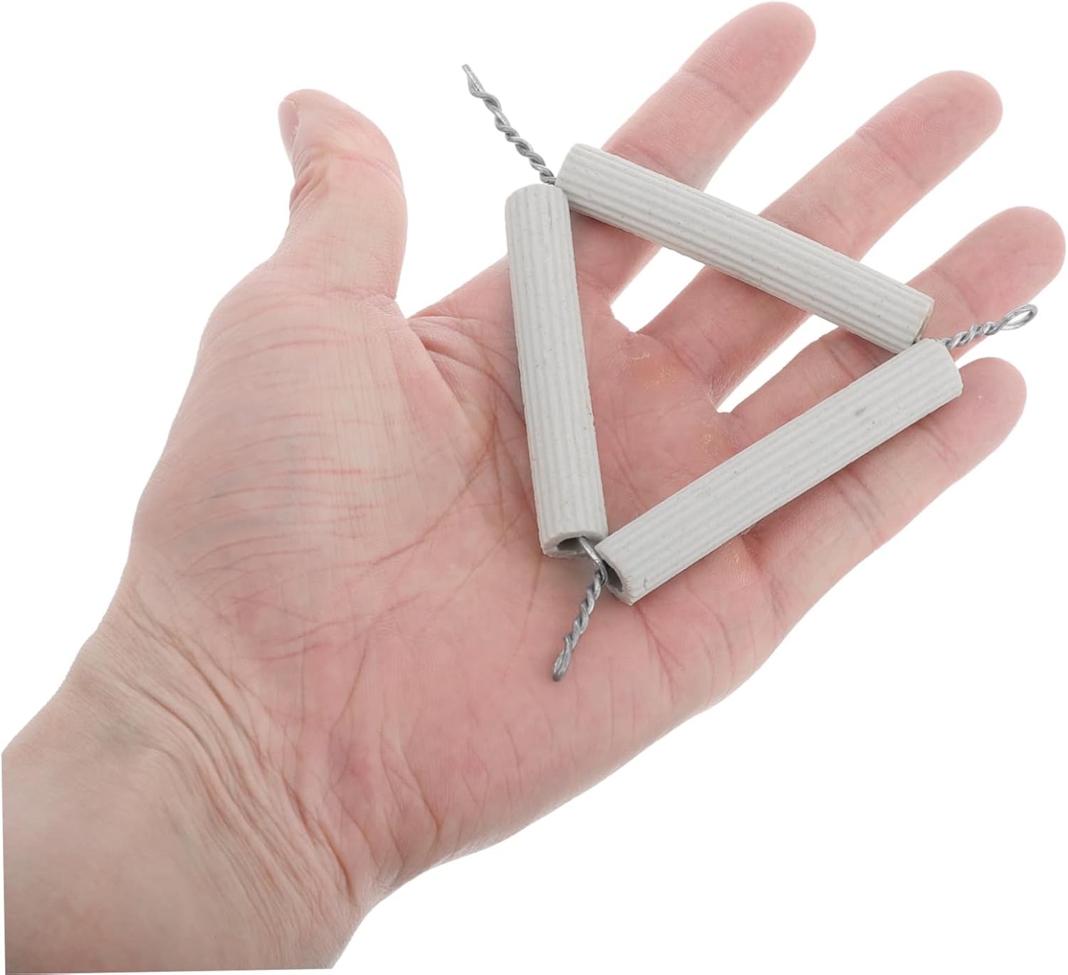 YARNOW Versatile Lab Crucible Stand Ceramic Crucible Holder Iron Wire Triangle Holder for Melting Experiments