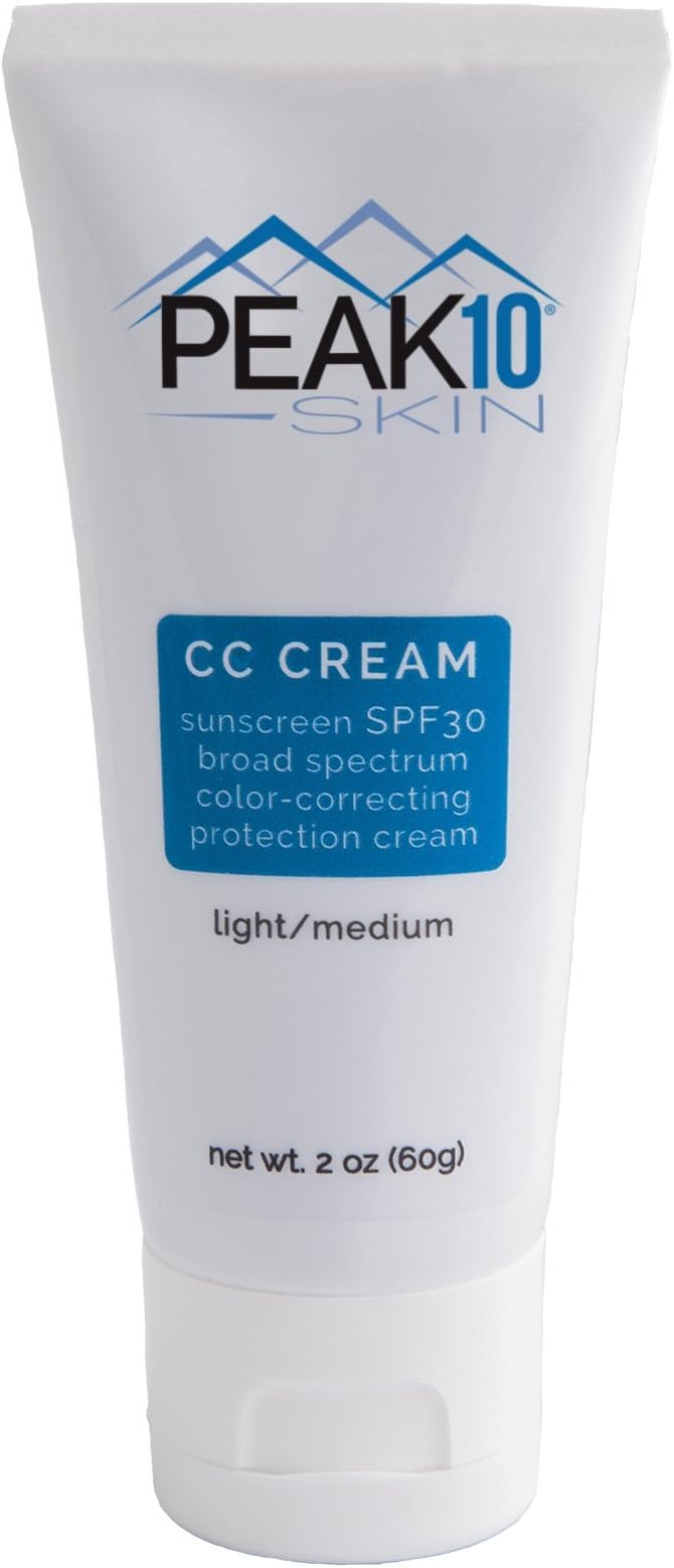 PEAK 10 SKIN - CC Cream SPF30 color correcting cream med/dark 2oz