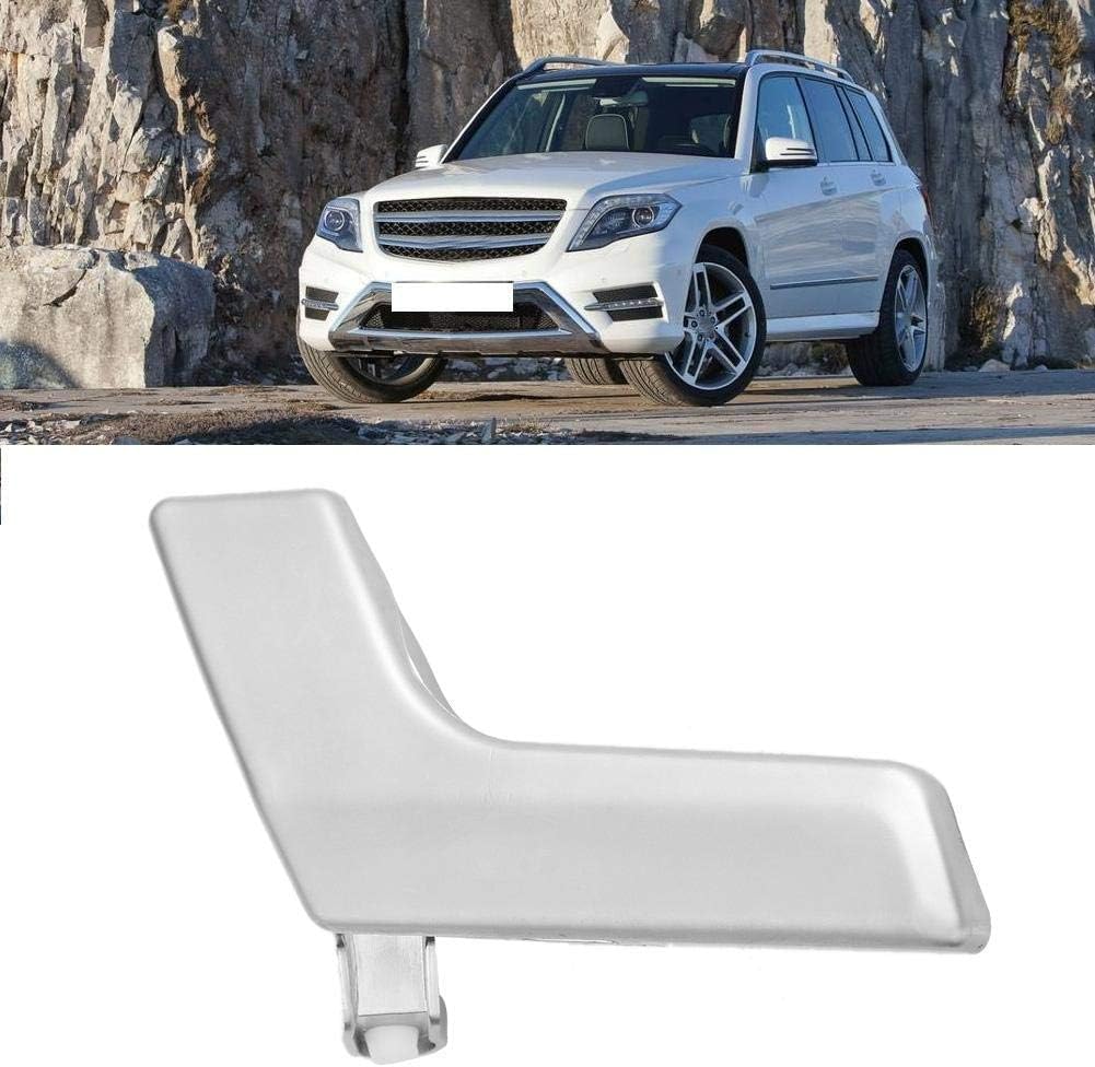 Aramox Pair Car Door Handle Kit,Left/Right Interior Door Handle Repair Silver Fit for -Benz C-Class 09-16/GLK 08-15