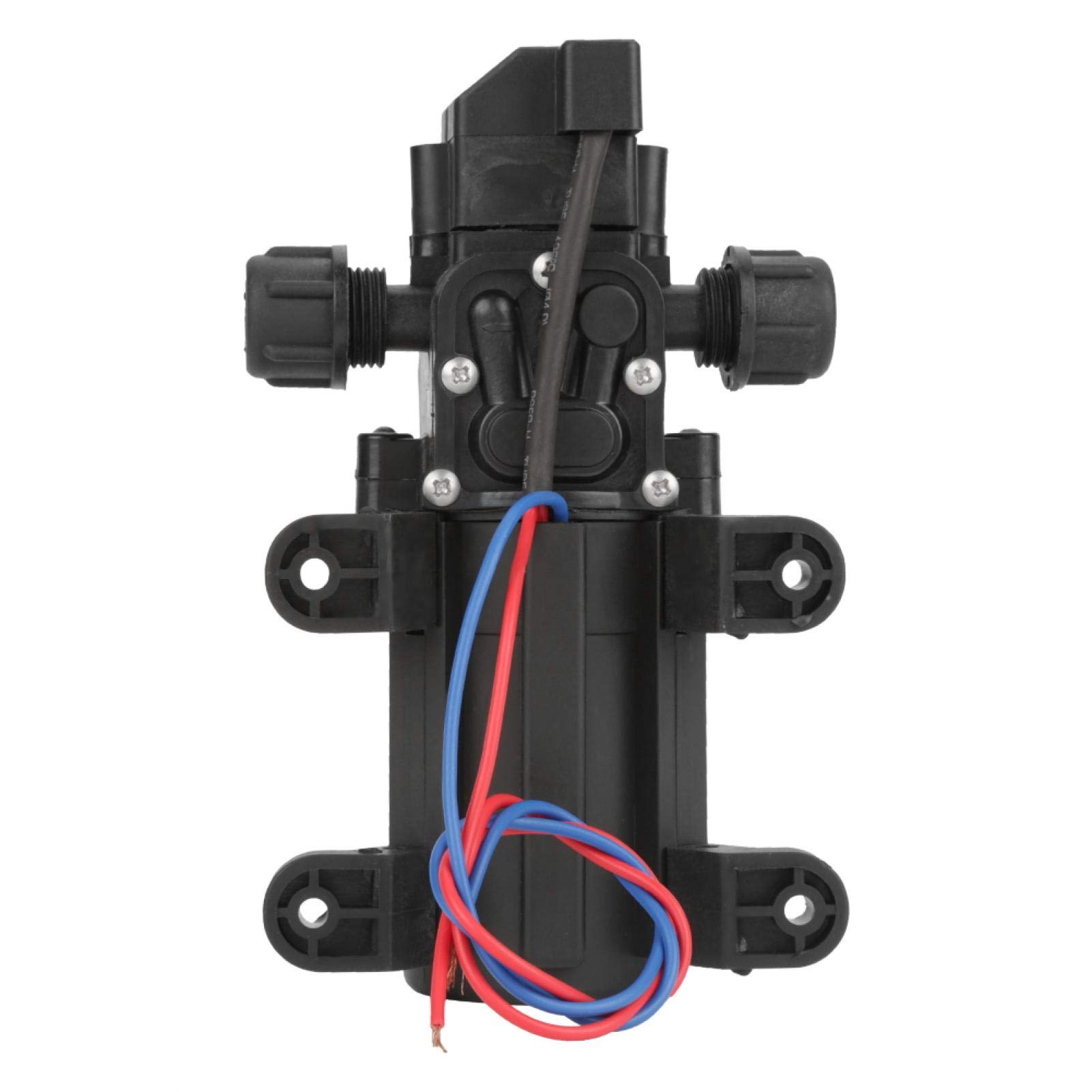 Pompe à Eau DC 12V, Pompe à Amorçage Automatique à Membrane Haute Pression, Puissance: 70W, Débit max: 0.1-6L/min, Réglage de la Pression: 0.9MPA