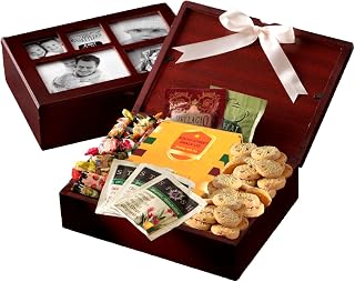 Broadway Basketeers Photo Gift Box Snack Assortment Baskets, Cookies & Sweets, Care Package Gifts for Families, Her, Him, Couples, Neighbors