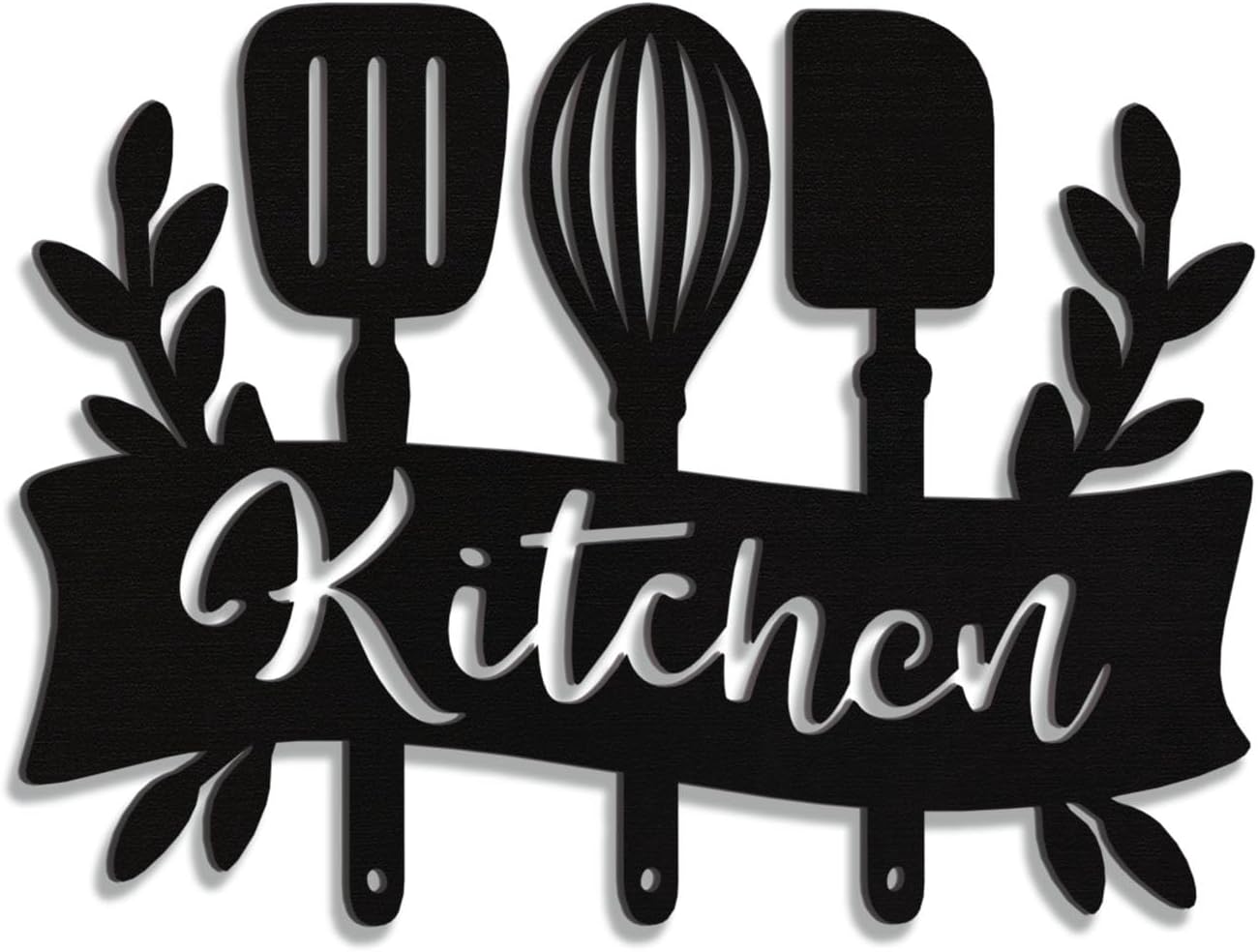 Zzbakress Kitchen Wood Sign,Rustic Farmhouse Kitchen Decor