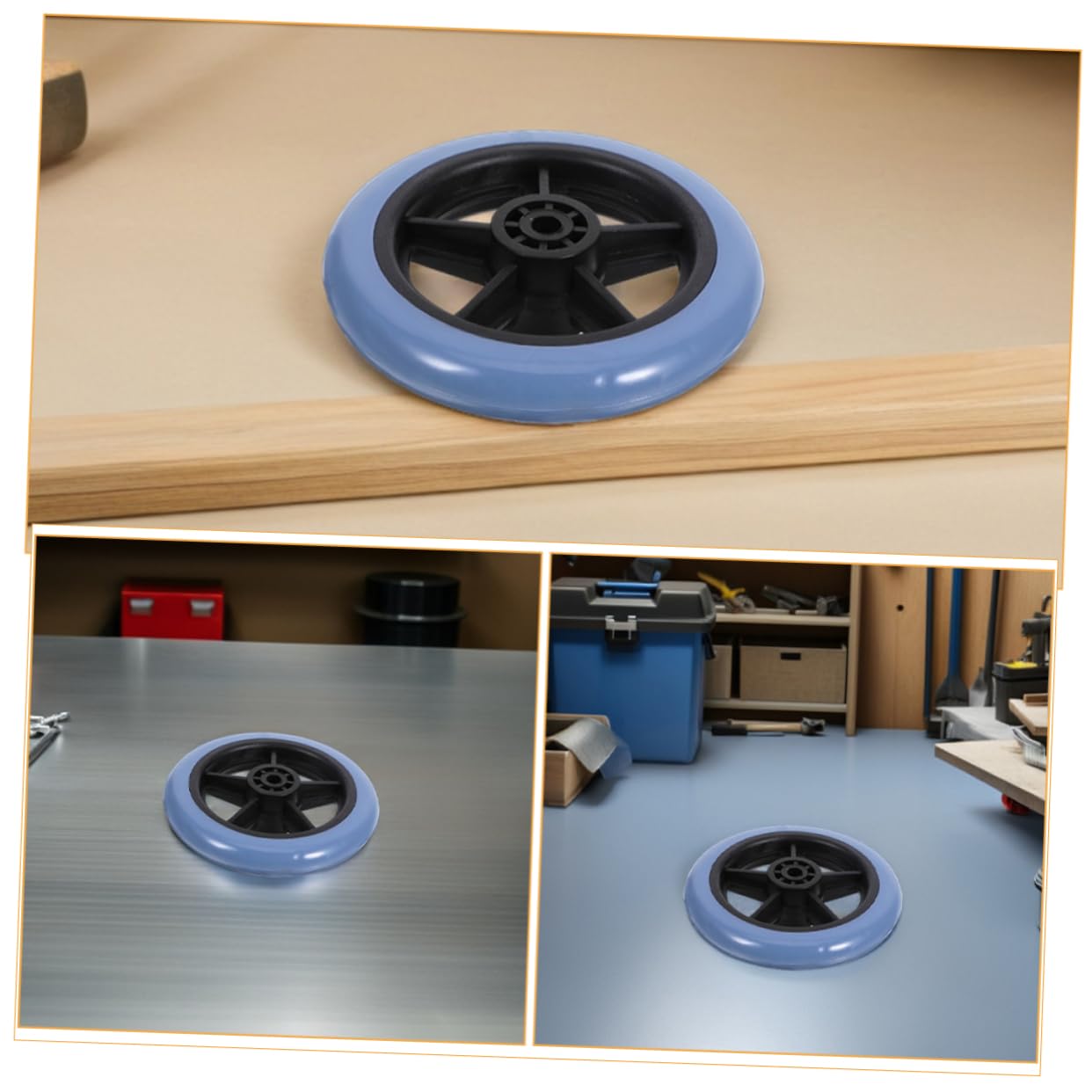 Veemoon 4piezas Ruedas de Repuesto Aplicables para Andadores Antideslizantes Ruedas para Andador para Uso Interior y Exterior de Repuesto para Andador