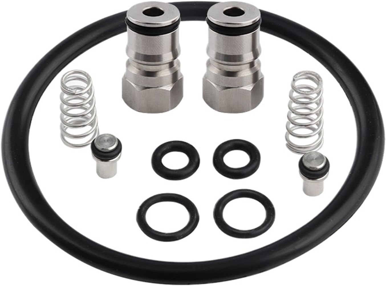 Keg Ball Lock Post Type & Poppet Female Thread Gas+ liquid 19/32"-18 with O-ring seal rebuild kit