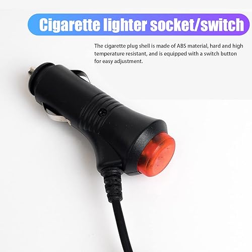 Miniatura 4 de HIPOPY Luces LED de ambiente para automóvil, lámpara decorativa interior con enchufe adaptador de cigarrillos, luz nocturna ambiental debajo del