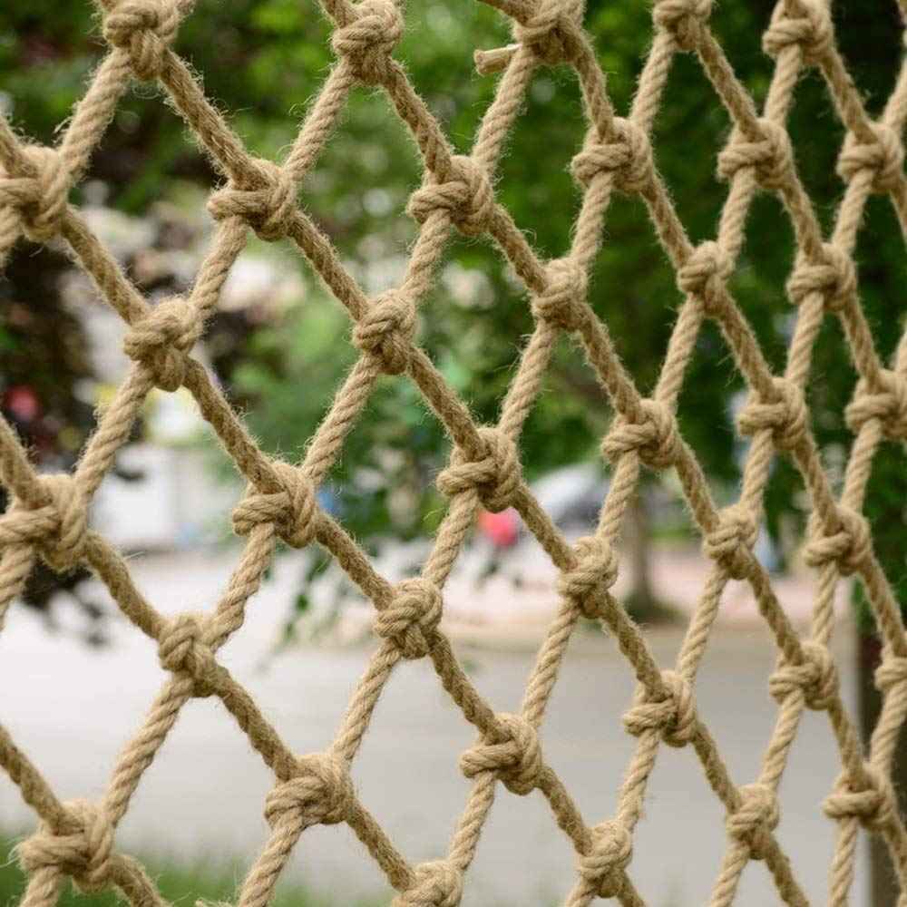 Red Cuerda Escalada, Red Seguridad para Niños, Columpio Seguridad para Escaleras Cuerda Roca Al Aire Libre, Red Cuerda Cáñamo para Niños, Diámetro 12 Mm