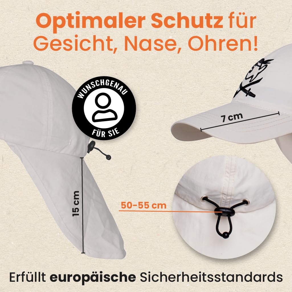 iQ-Company Jolly Fish Casquette pour Enfant avec Pare-Soleil sur la Nuque Protection UV 200