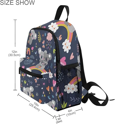 Miniatura 3 de Pfrewn Mochila preescolar para niños y niñas, con correa para el pecho, Koala, Classic