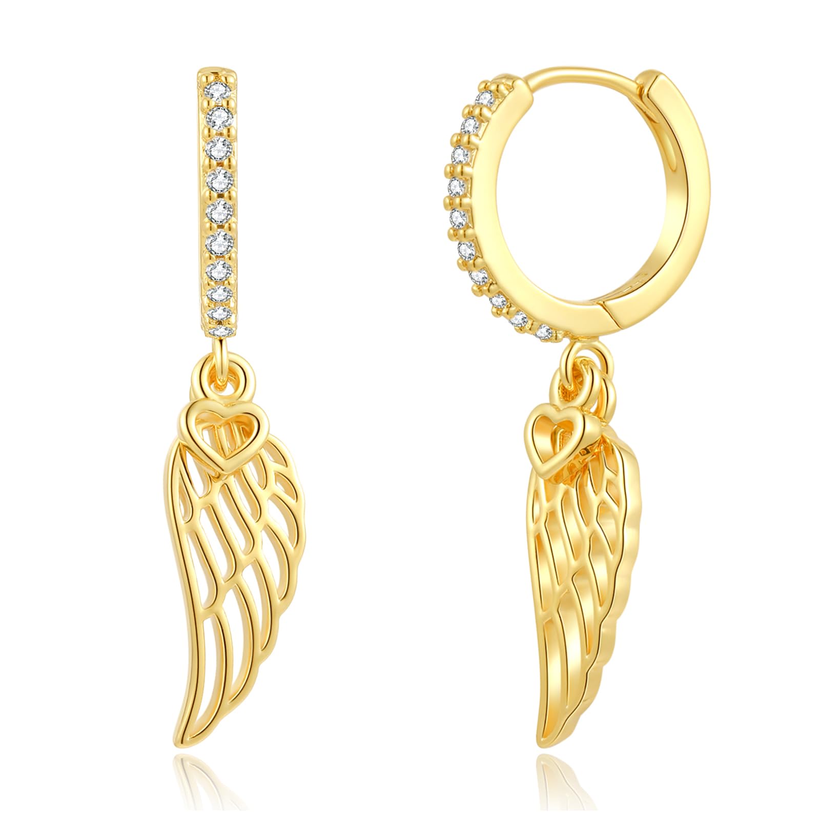 ToHeartToHeart Gold Dangle Earrings for Women Sun Hoop Earrings For Women Small Gold Hoop Earrings