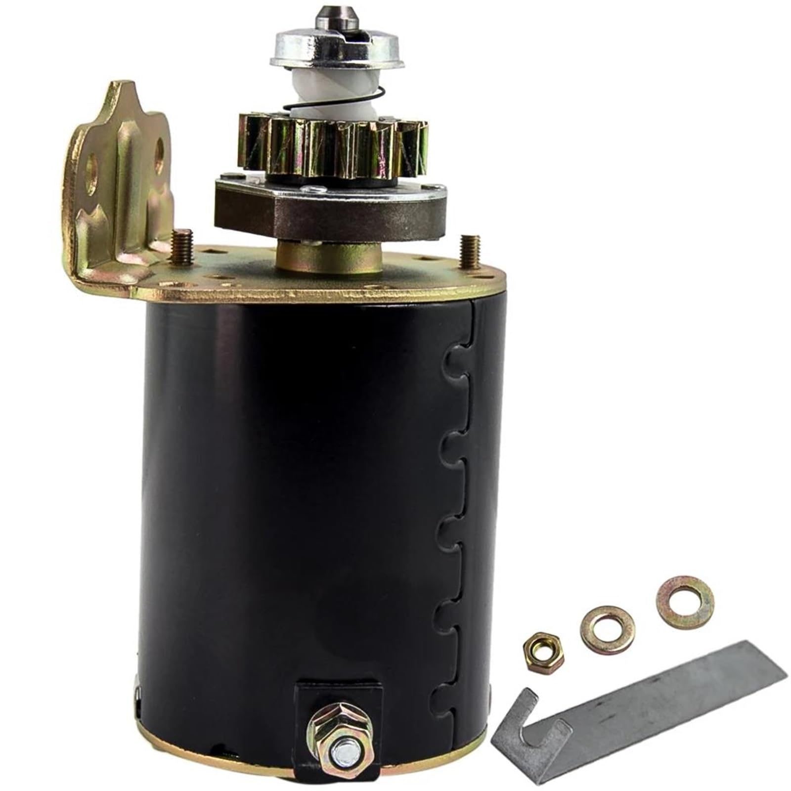 Arranque Del Relé Solenoide Motor Arranque Alta Resistencia Reemplazar Para Briggs Engranaje 14 Dientes Para Tractor Cortacésped L105