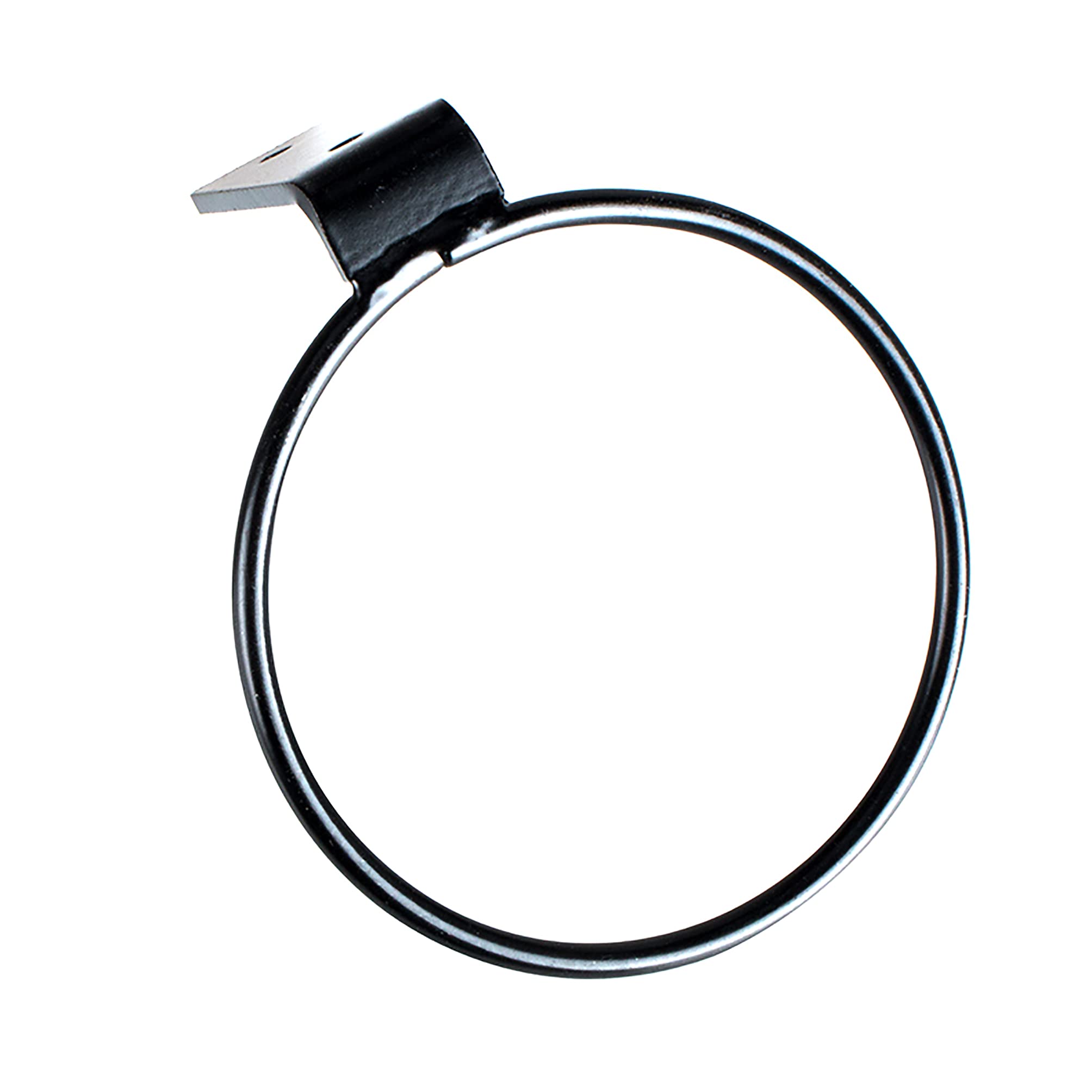 Paquete de 6 anillos de soporte para macetas de 6 pulgadas, gancho de metal para colgar plantas, soporte de pared para maceta, color negro 7
