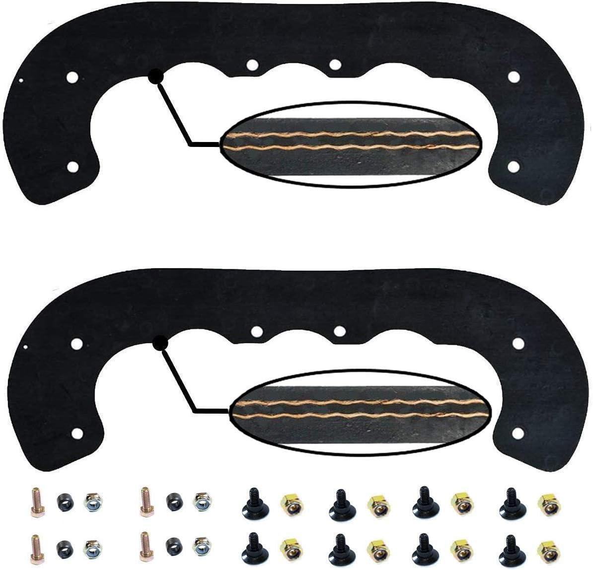(2PACK) SEPC Snow Blower Paddle for Toro 999313 with Screws Kit
